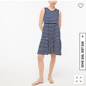 J crew tiered dress